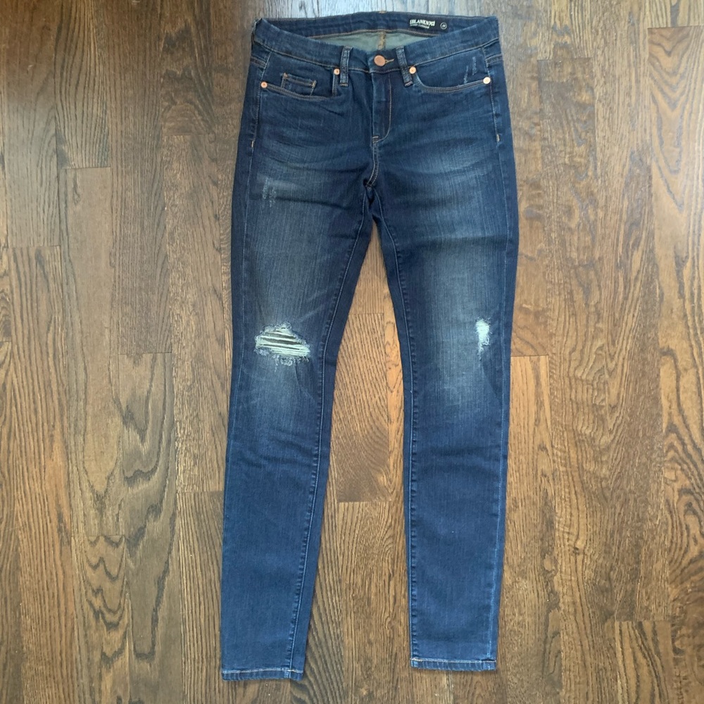 BlankNYC Skinny Classique Distressed Jeans